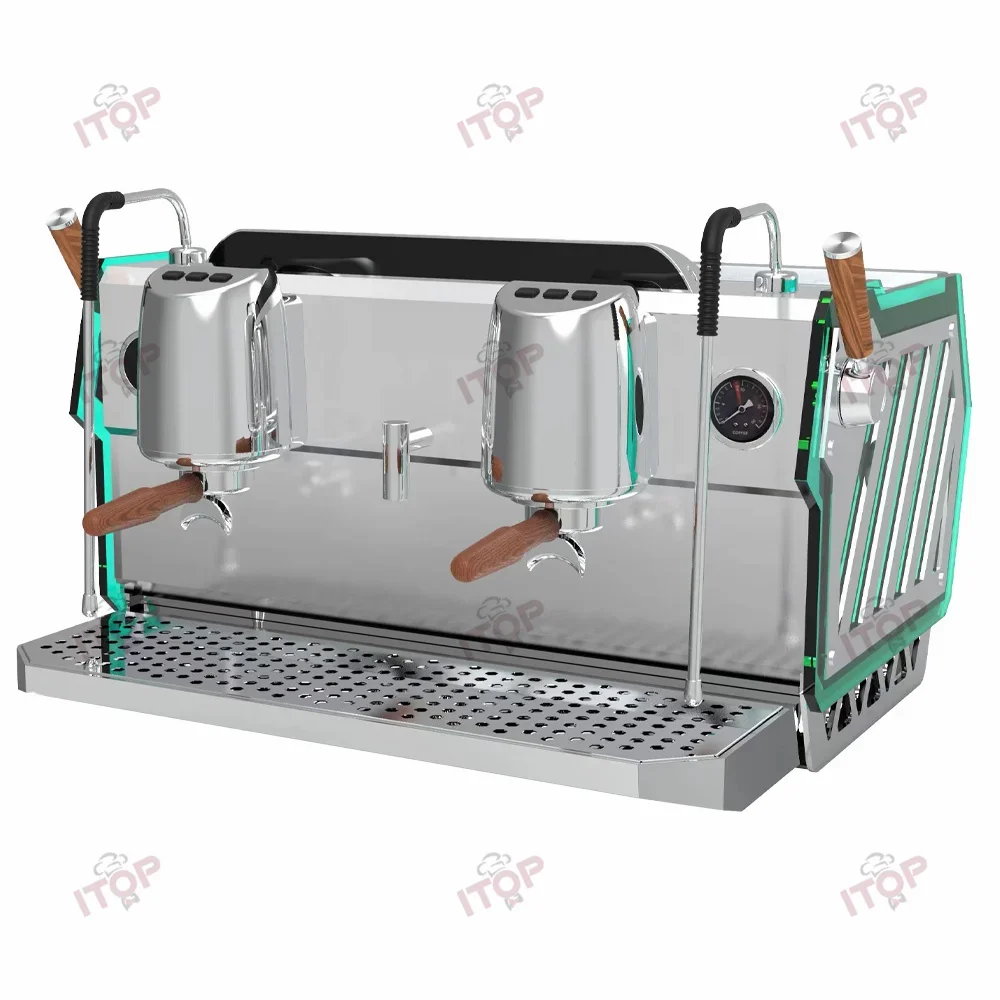 

2024 New Wholesale Cheapest Espresso Coffee Machine Coffee Maker Machine Two Groups