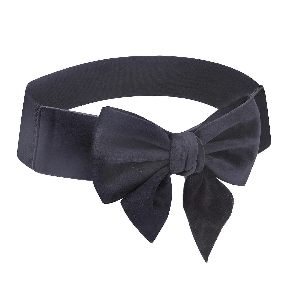 Fiocco nodo elastico largo corsetto cinture per le donne Bowknot cintura in vita vestito femminile cintura grande Stretch Cummerbunds accessorio per vestiti