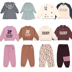 Winter TNS Children Hooded Sweatshirt Kids Clothes Set Baby Long Sleeve Pullover Clothes Newborn Cotton Tops and Pants Suit Sets