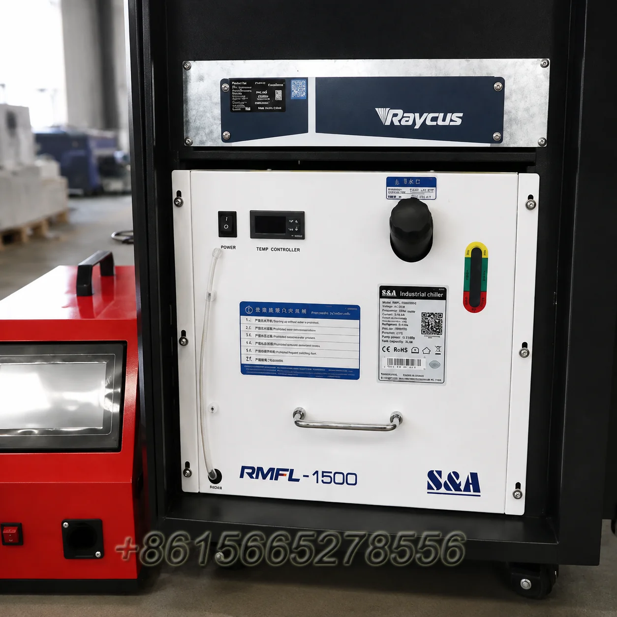 Water Cooled Handheld Fiber Laser Welding System 1500w for Carbon Steel Stainless Steel Aluminum Smooth Weld