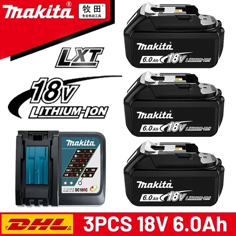 

100% Оригинальный литиевый аккумулятор Makita 18В 5Ач/6Ач/9Ач BL1840 BL1830B BL1850B BL1850 BL1860 BL1815 для замены
