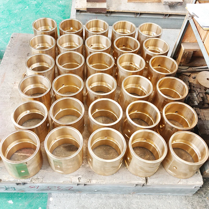 CNC Machining Self-Lubricating Wear-Resistant Copper Brass Linear Sliding Bearings Oil-Free Bronze Bushing Casting Services