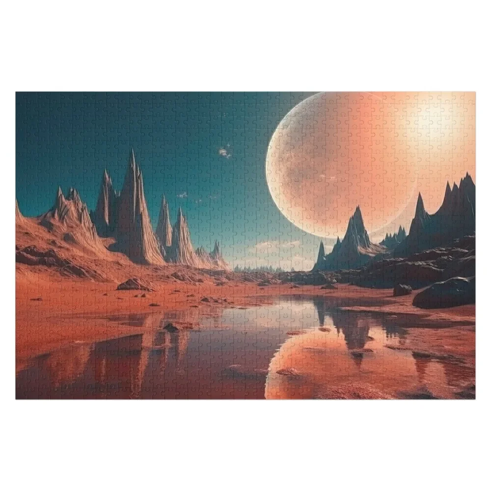 

Alien Landscape Jigsaw Puzzle Custom Jigsaw Wood Name Personalised Puzzle