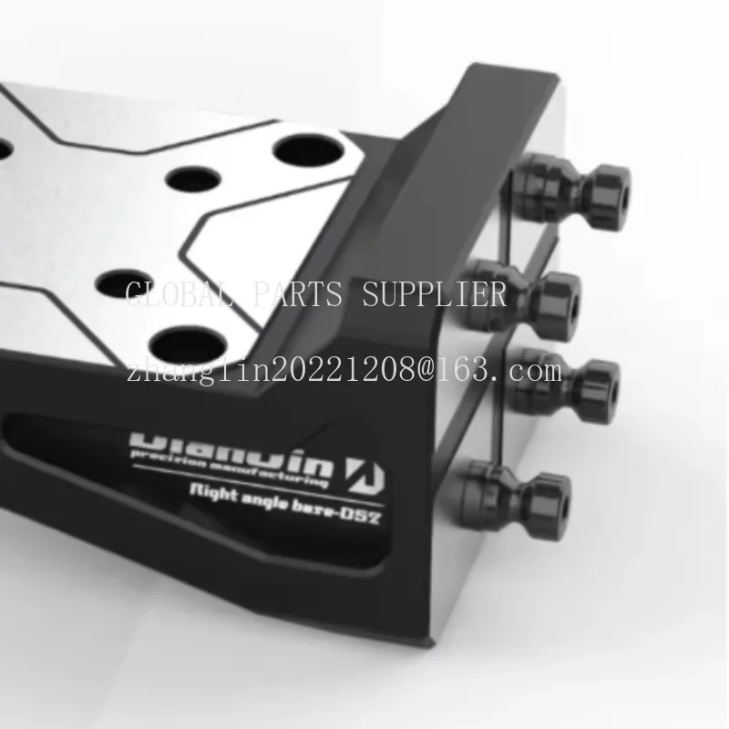 Apply To DJ-D52 Zero Point Right Angle Base Self Centering Vise Quick Change Four or Five Axis L-shaped Bridge Plate