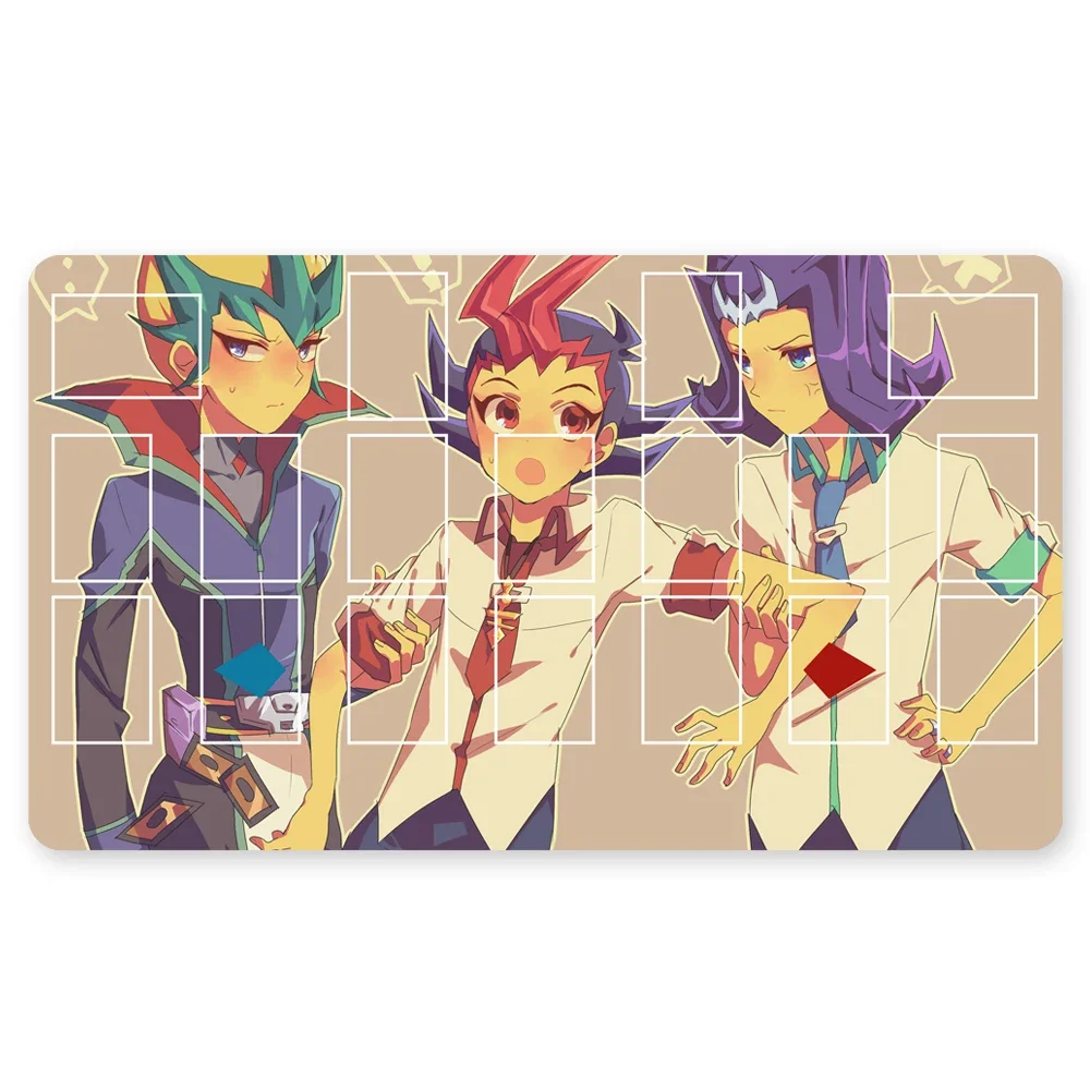 

682534 - YuGiOh Playmat Blue-eyes Ultimate Dragon Dark Magician Duel Monsters Playmats Compatible for OCG TCG CCG+Free Bag