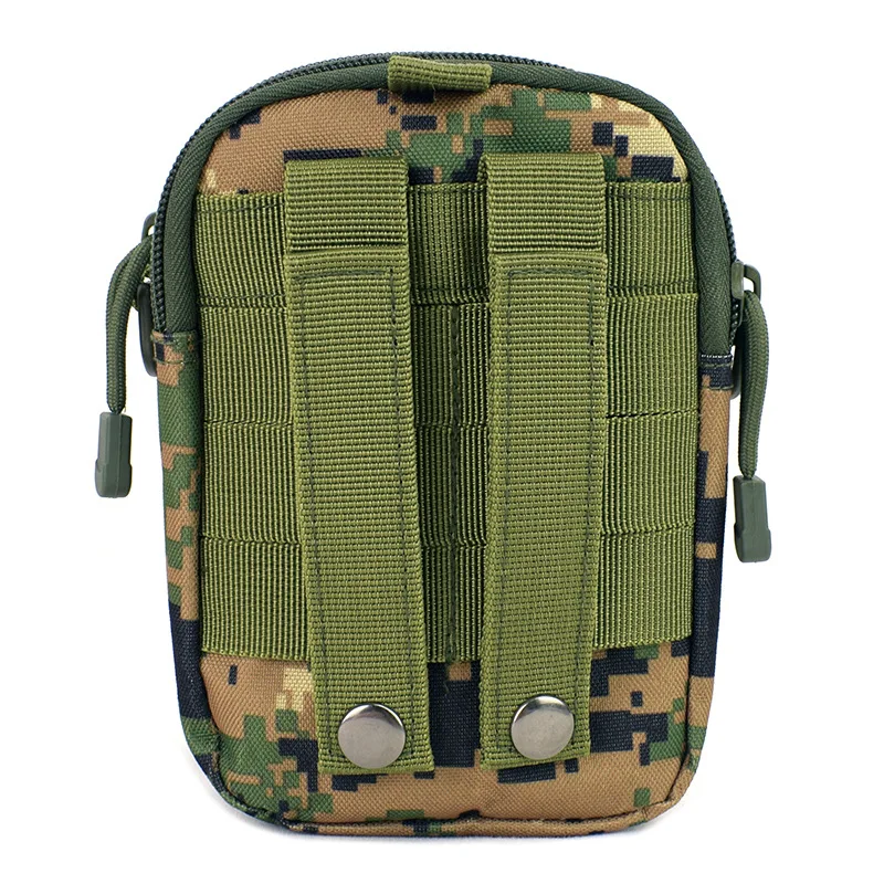 Nylon Molle Waist Pack - Tactical EDC Belt Bag for Outdoor Running/Hiking, Multi-Function Medical Pouch with Phone Pocket