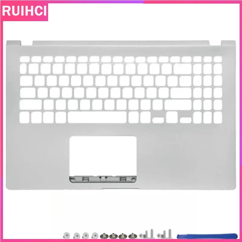 كمبيوتر محمول جديد LCD الغطاء الخلفي/الإطار الأمامي/لوحة المفاتيح لوحة اليد/الغطاء السفلي/المفصلات الفضة ل M509D X509 F509 Y5200F Y5000F FL8700