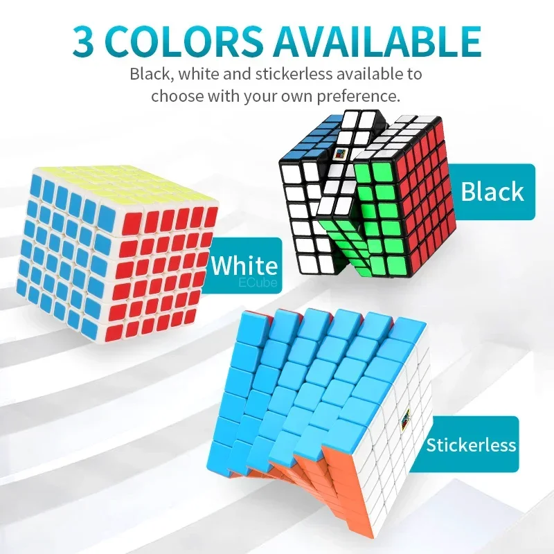 [SomeCube] MoYu Meilong 6x6 Speed Stickerless Magic Cubing Class Brinquedos educativos de quebra-cabeça 6x6x6 Cubos mágicos para crianças