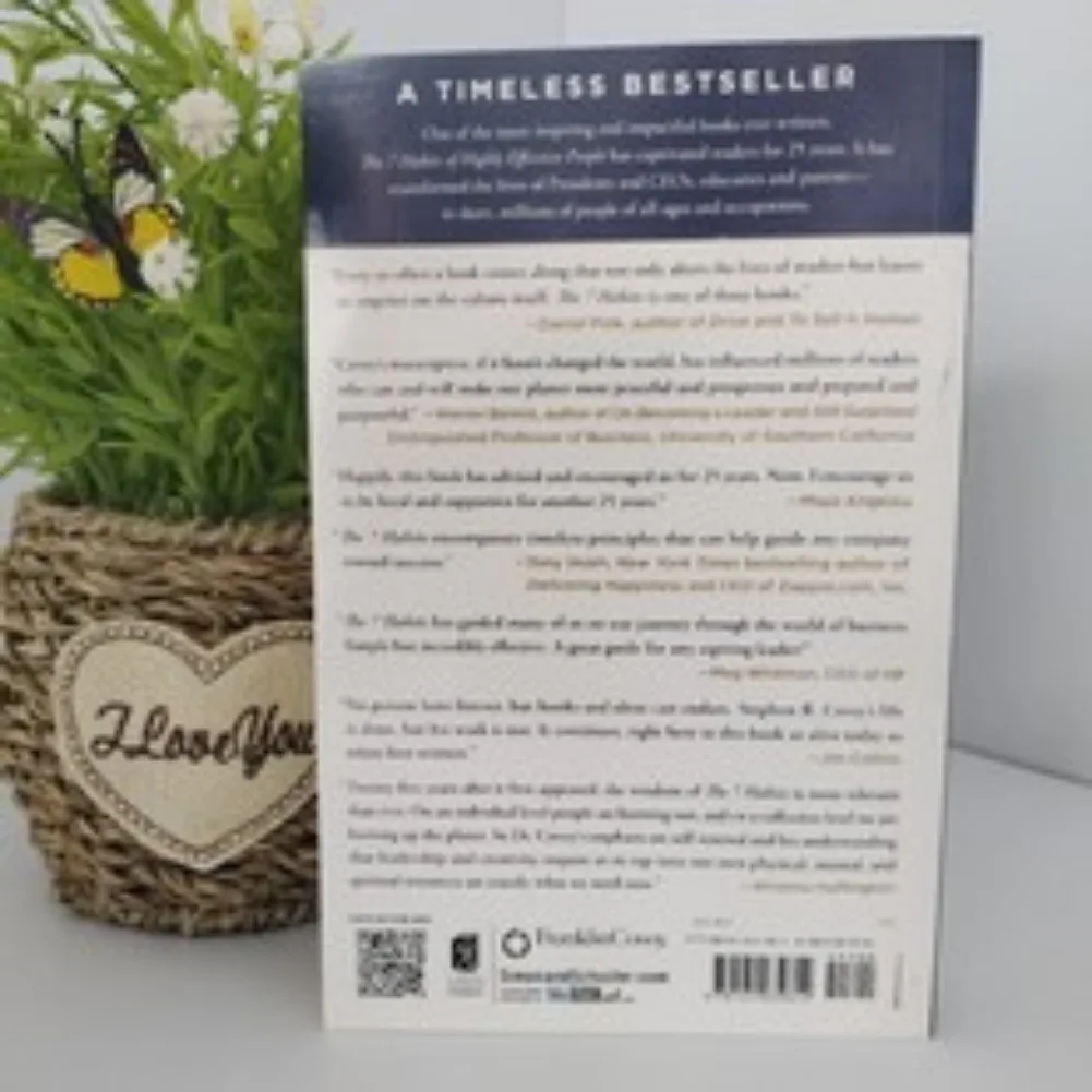 العادات السبع للأشخاص الفعالين للغاية بقلم ستيفن ر. كوفي في كتاب قراءة الإدارة الاحترافية الأصلية باللغة الإنجليزية