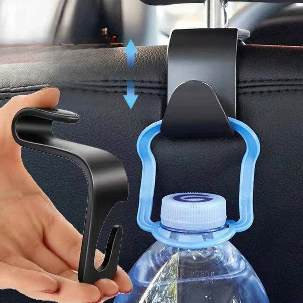 

Hooks for Bags Car Clips Front Seat Headrest Organizer Holder Auto Fastener Hangers Car Storage Interior Accessories