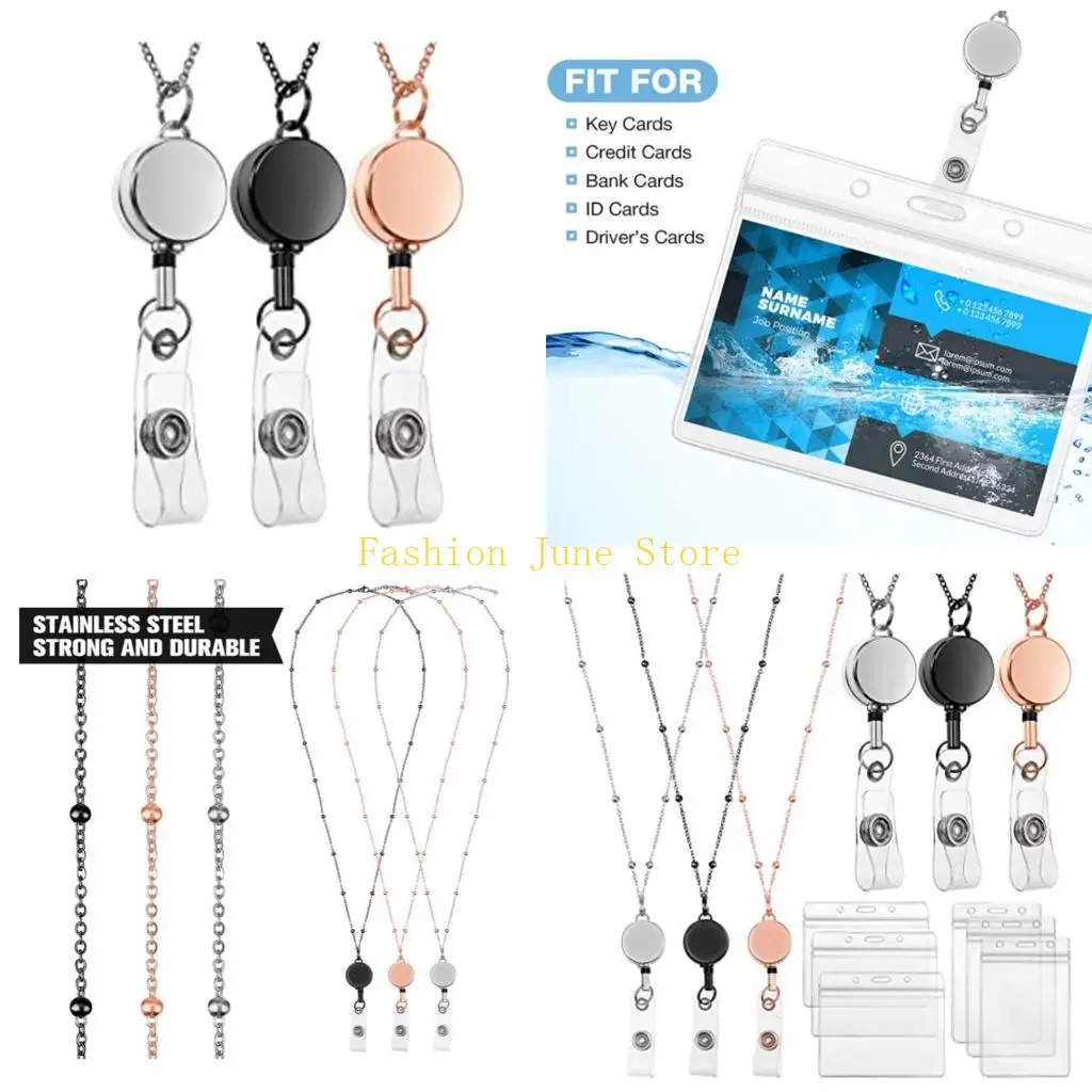 

N5KA бейдж-цепочка, ожерелье, бейдж, визитница для учителей, студентов, медсестер