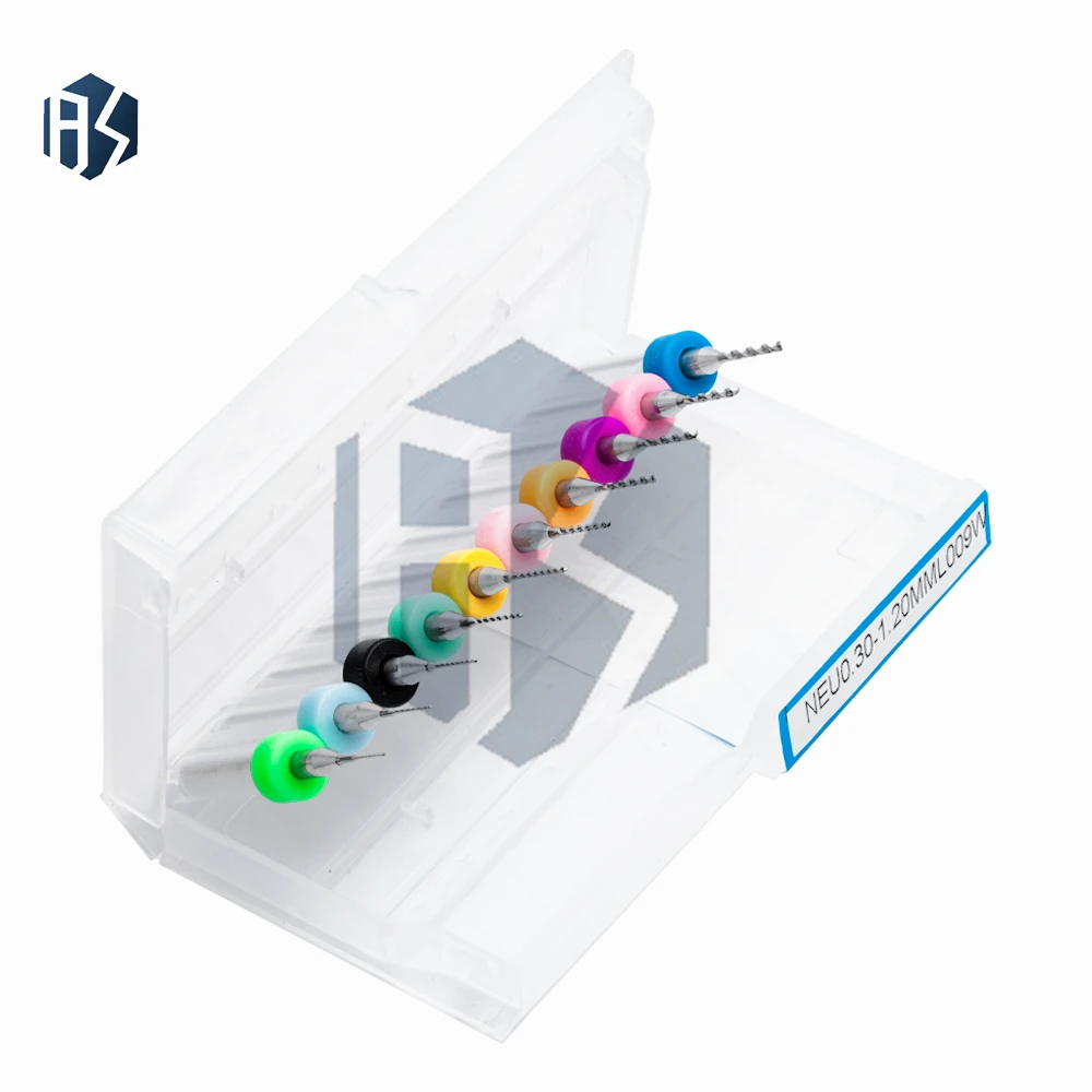 10PCS PCB Mini Drill Bit Set (0.3–1.2mm) – Tungsten Steel Carbide Bits for PCB & CNC Drilling Machines