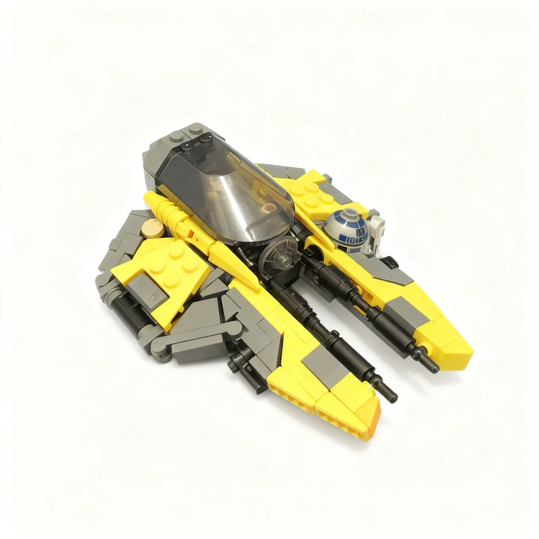 223pcs MOC Anakin's Eta-2 Interceptor 1 42 Scale Star Battle Model Building Blocks Christmas Gift Architecture Assemble 3D DIY