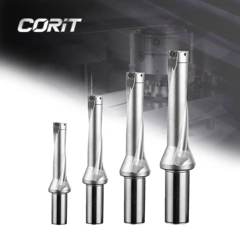 

CORIT SP Series Indexable Drilling Bit Fast U Drill 2D 3D 4D 5D CNC Lathe Metal Drill 14mm- 40mm Depth, Machinery Drilling Tool