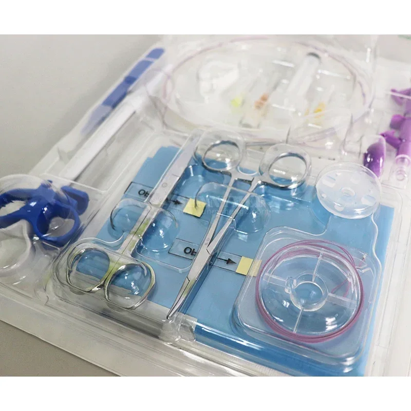 SY-L147A Polymer Surgical Consumables Percutaneous Endoscopic Gastrostomy PEG Kit For Gastrostomy Feeding