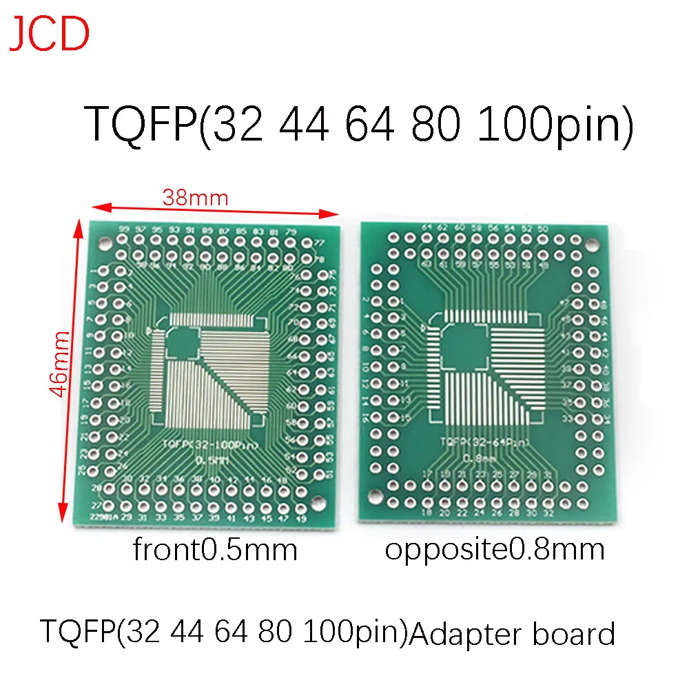 1PC PCB Board SOP Adapter Doppel Pin Löten SOP8 SOT223 DFN10 SSOP TQFP128/144 QFN44/48 QFN56/64 QFN32/100 IC Test – Detail 13