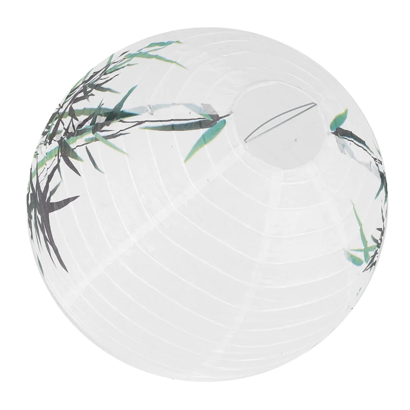 LICE-5 pezzi 30 cm paralume lanterna di carta stile orientale decorazione leggera cinese, bambù