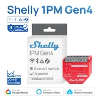 Shelly 1PM Gen4 Zigbee Dispositivos Matter interruptor inteligente IOT WiFi con monitoreo de energía Compatible con Alexa Homekit Goodle Home
