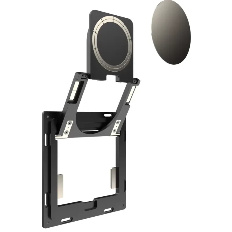 Enhance Your Workspace or Home Entertainment Setup with The VESA75 Thin Folding Magnetic Portable Display Bracket. This