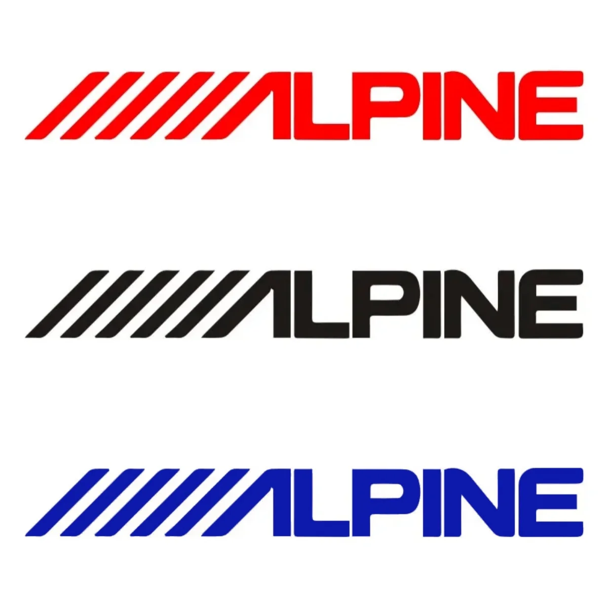 Personality Alpine Logo Car Sticker Tuning Laptop Trunk Vinyl Decal  Cover Scratches Waterproof PVC Wholesale