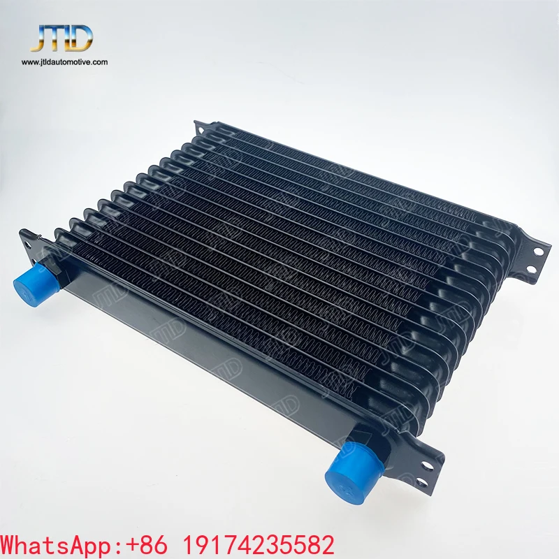 

Universal 15 Row AN10 262MM Oil Cooler Kit for Engine Transmission, High Performance Aluminum Oil Radiator