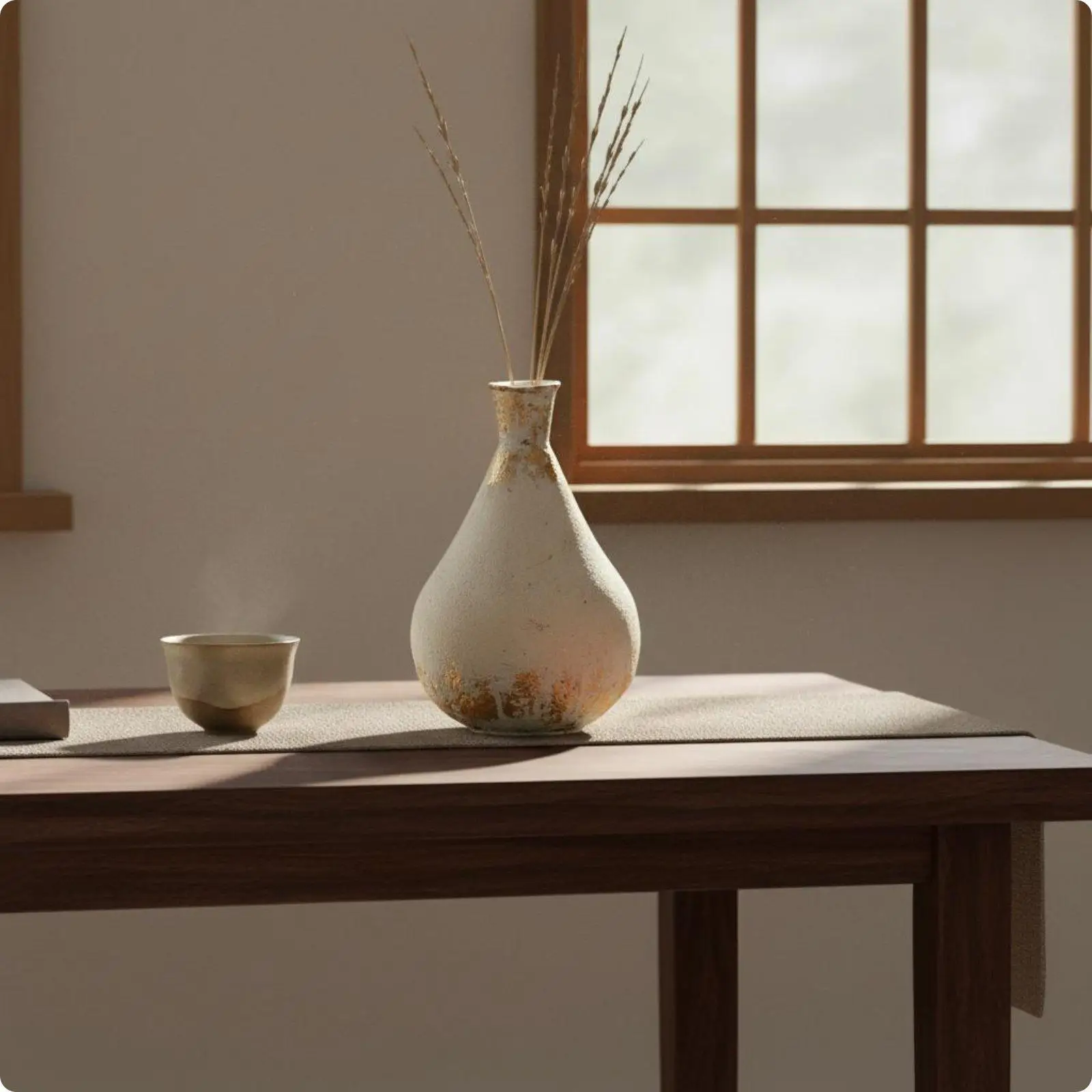 Flower Vase Handmade Decorative Vase Home Decor Long-Lasting Easy to Clean for