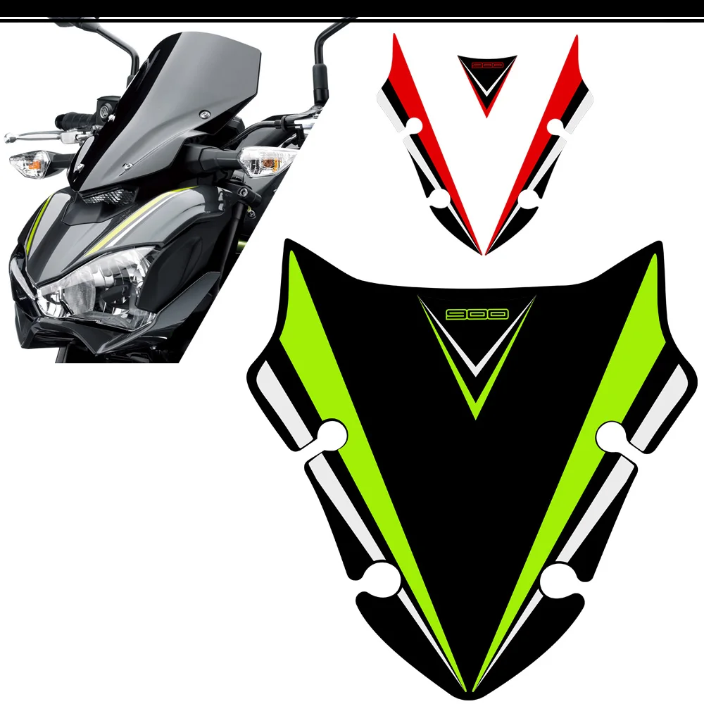 Stiker sepatbor depan sepeda motor, stiker decal Fender untuk Kawasaki Z 900 Z900 2015-2021