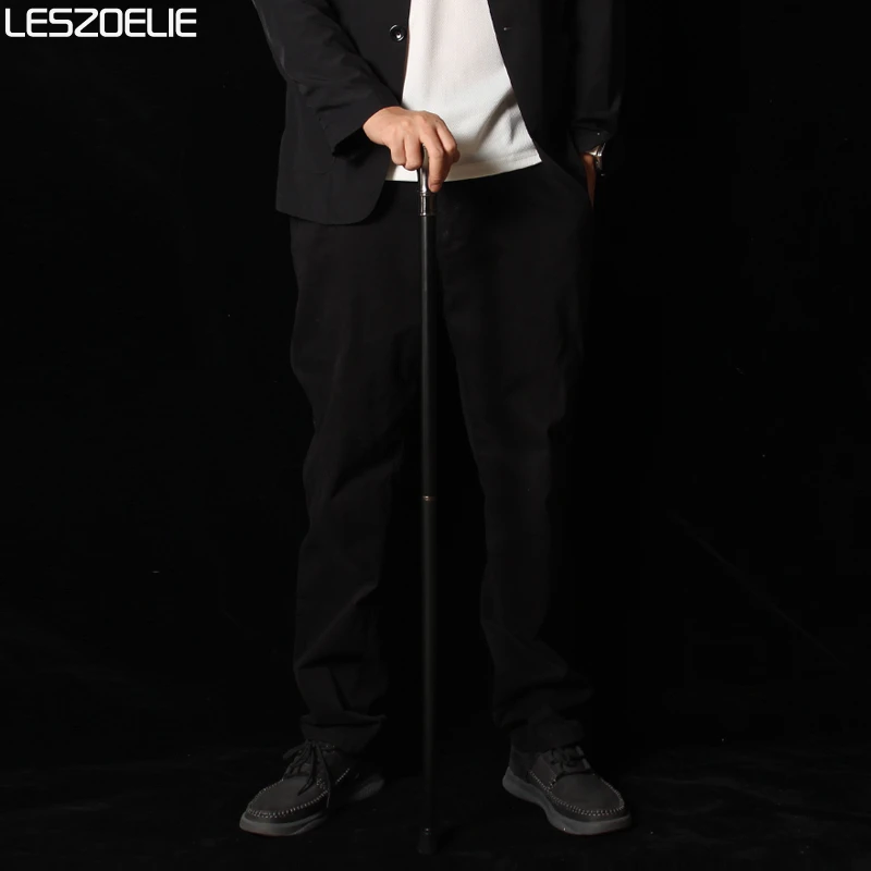 عصا مشي فضية بنمط تاج فارس القرون الوسطى وقبضة مستقيمة عصري للزينة للرجال والنساء