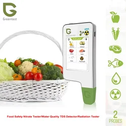Greentest ECO 6 Portable Food Safety Nitrate Digital Tester Radiation Water Quality TDS Detector Home Kitchen Health Analyzer