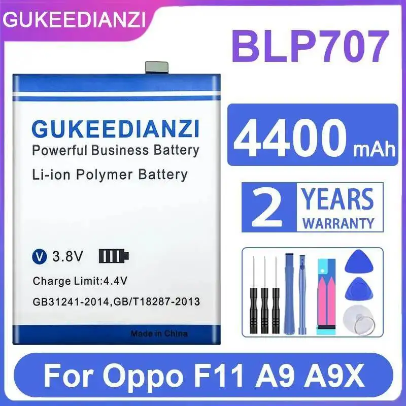 

For Oppo F11 A9 A9X High-Capacity Mobile Phone Battery BLP707 Reliable Power Supply 4400Mah