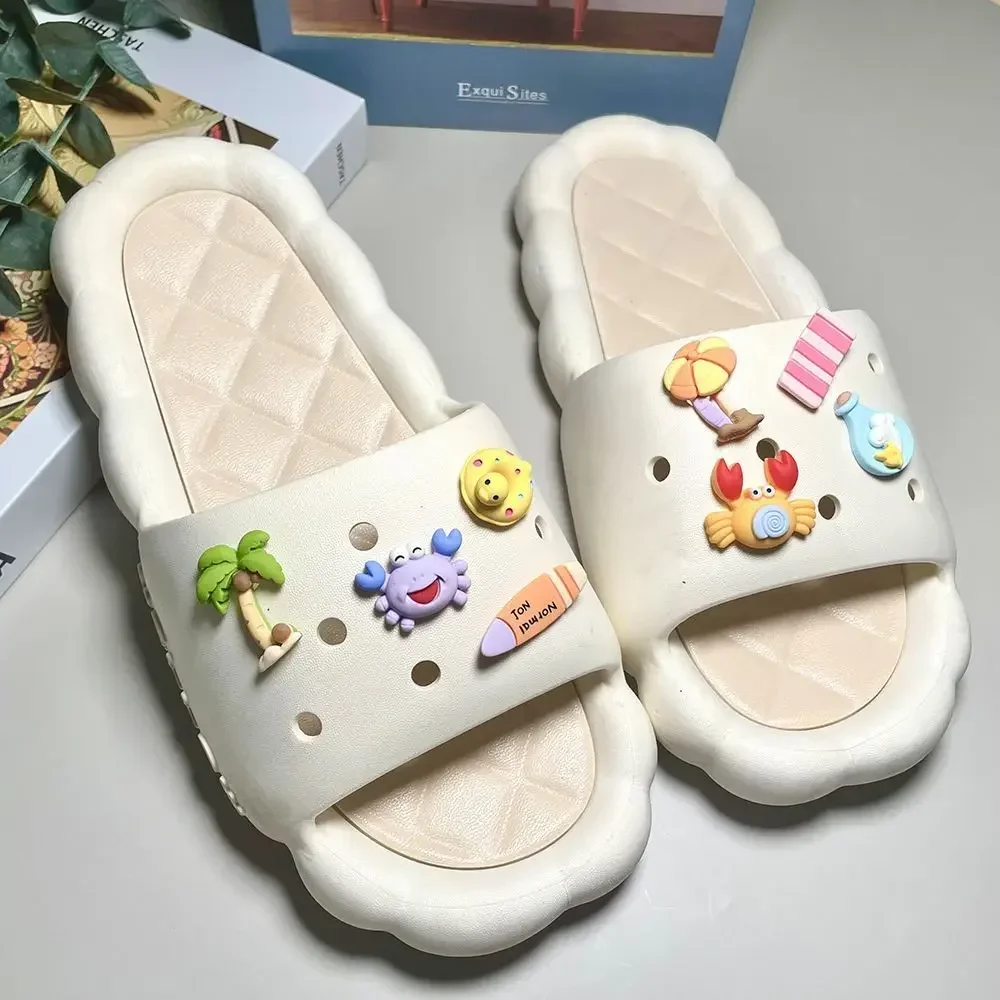 

New Designer Charms Summer Beach and Seaside Series Ins Popular Crocs Accessories Lovely Adornment for Clogs Sandals Kids Gifts