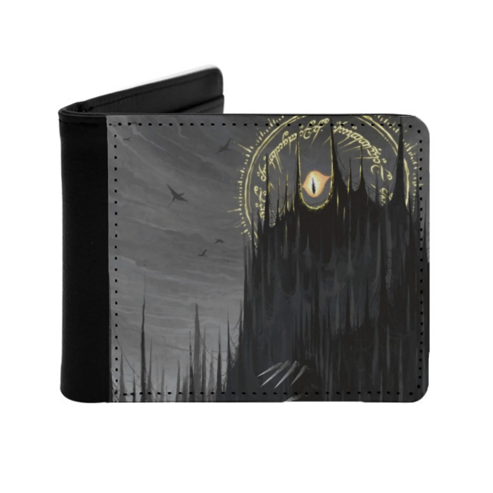 

Мужской кожаный кошелек The Defense Of The Brave, держатели для кредитных карт/Id, вставки для денег, мужские короткие кошельки, древнее существо