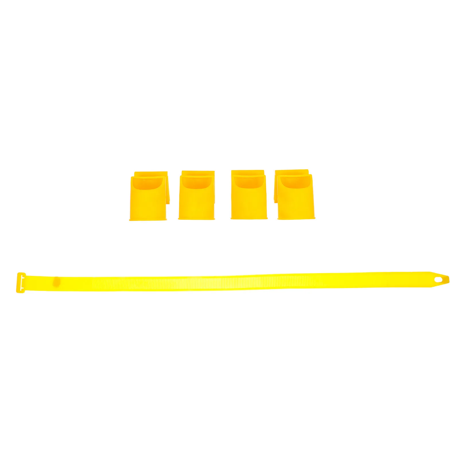 1Set Tree Support Fixator Strong Plastic Windproof Cup Sleeve for Transplanting Landscape Tree Growing Holder Fixing