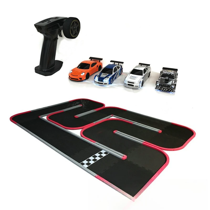 Adult RC remote control racing + assembled track combination set professional racing indoor large track 3 * 2M/4 * 2M