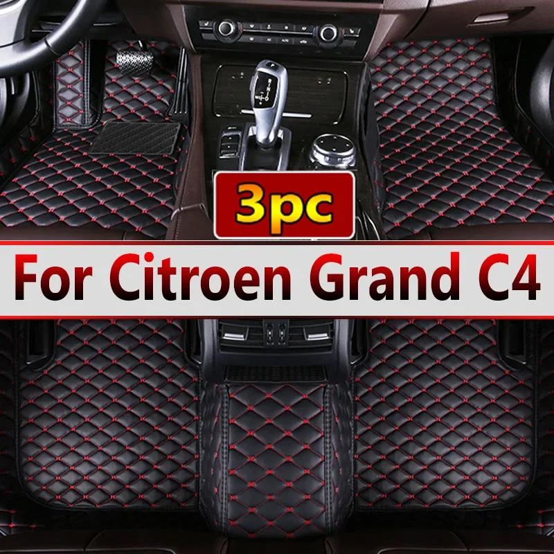 Car Mats For Citroen Grand C4 Picasso SpaceTourer 5seat 2007~2013 Durable Pad Auto Rugs Carpets Interior Parts Car Accessories