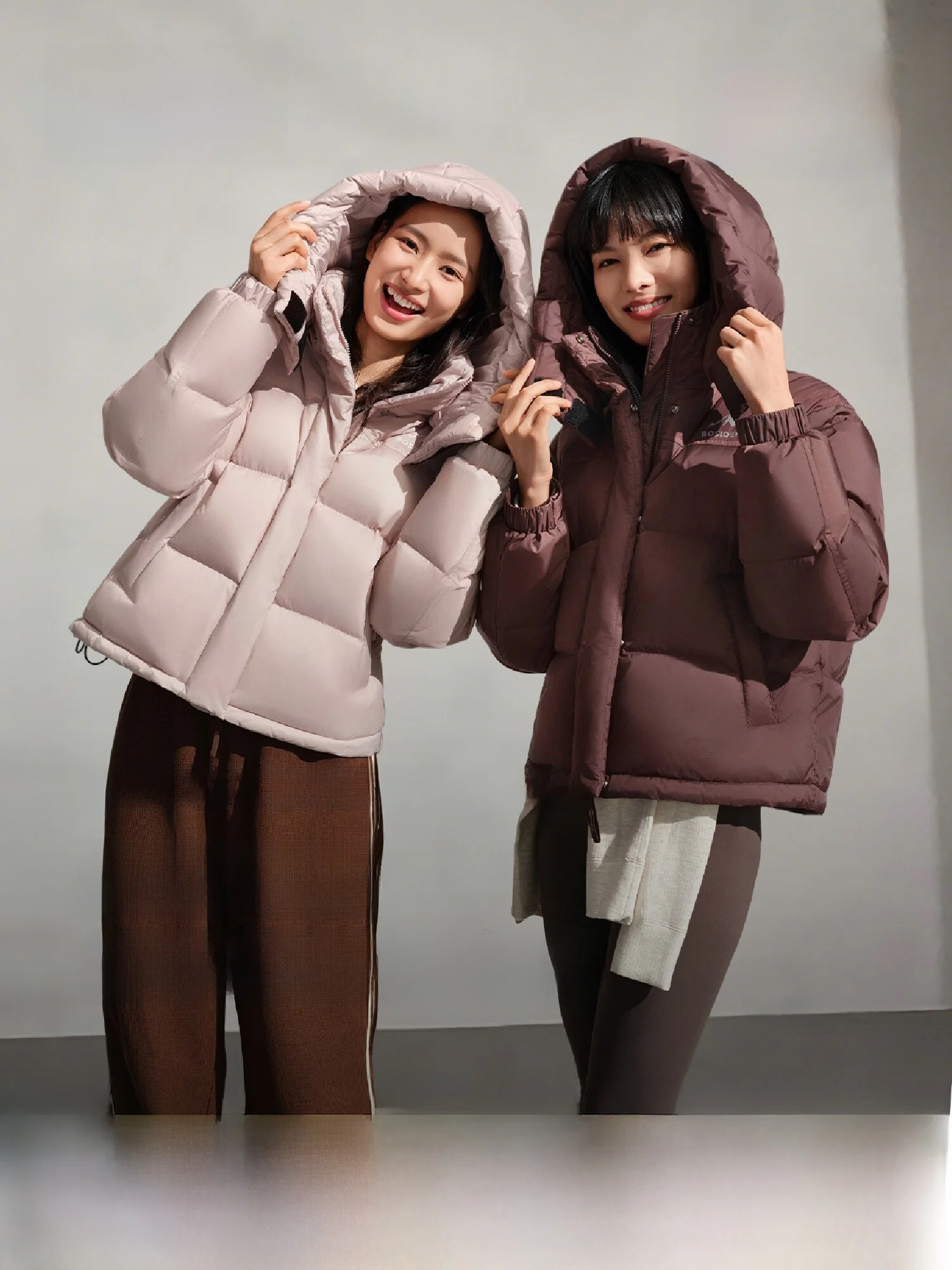 

Bosideng New Women's Padded Jacket Sporty Thickened Soft Skin-friendly Warmth Shortened Outerwear Compact Shape City Casual