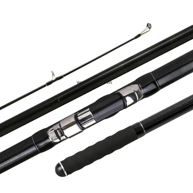 

Custom Madmouse Crazy Mouse High Carbon Power Surfing 3 Sections Fuji 4.2m 100-350g Sea Bass Fishing Rotating Surf Casting Stick