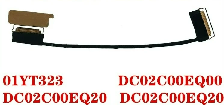 

New for Lenovo Thinkpad T590 P53S T15 P15S, FHD LCD 30pin Screen Cable, PN:01YT323 DC02C00EQ10 DC02C00EQ20 EQ00