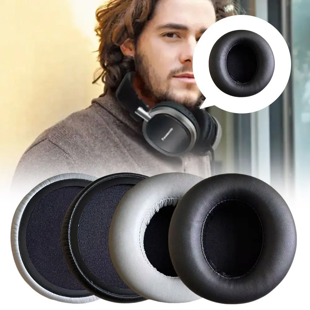 1 Paar Protein-Leder-Ohrpolster, Ersatz-Schwamm-Ohrpolster mit Geräuschunterdrückung für Panasonic RB-M500BE-K M700 M300