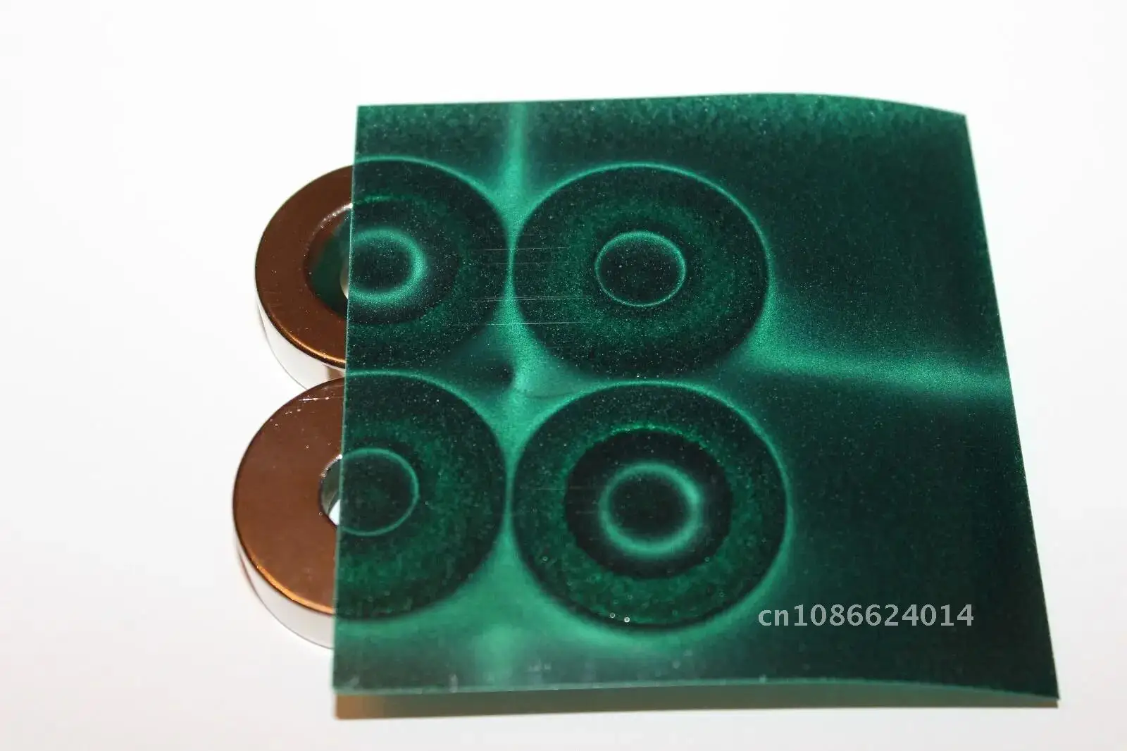 25/30/50mm Magnetic Field Viewer Pattern Display Membrane Magnetic Card Detector Highly Flexible Film For Magnetic Surfaces