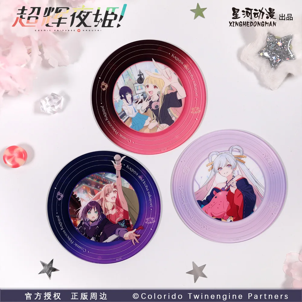 Cosmic Princess Kaguya! Iroha Sakayori Yachiyo Runami Roka Akira China Official Authorization Record Series Acrylic Coaster