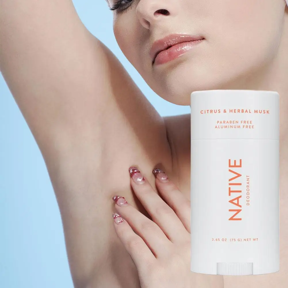 

MATIVE Оранжевый дезодорант для тела 75 мл Уникальный аромат Долговечная свежесть Увлажняющий дезодорирующий Улучшает затемнение подмышек