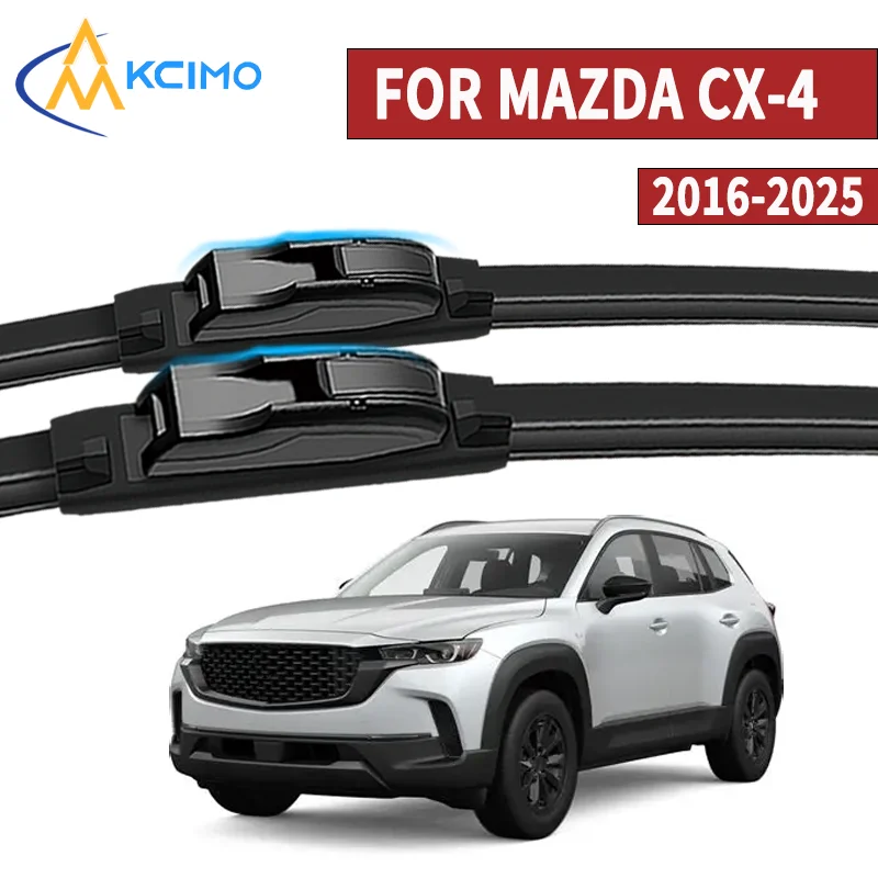 

2PCS Car Front Window Wiper Blades Replacement High Quality Rubber Car Auto Windscreen Wipers for Mazda CX-4 GK 2016-2025