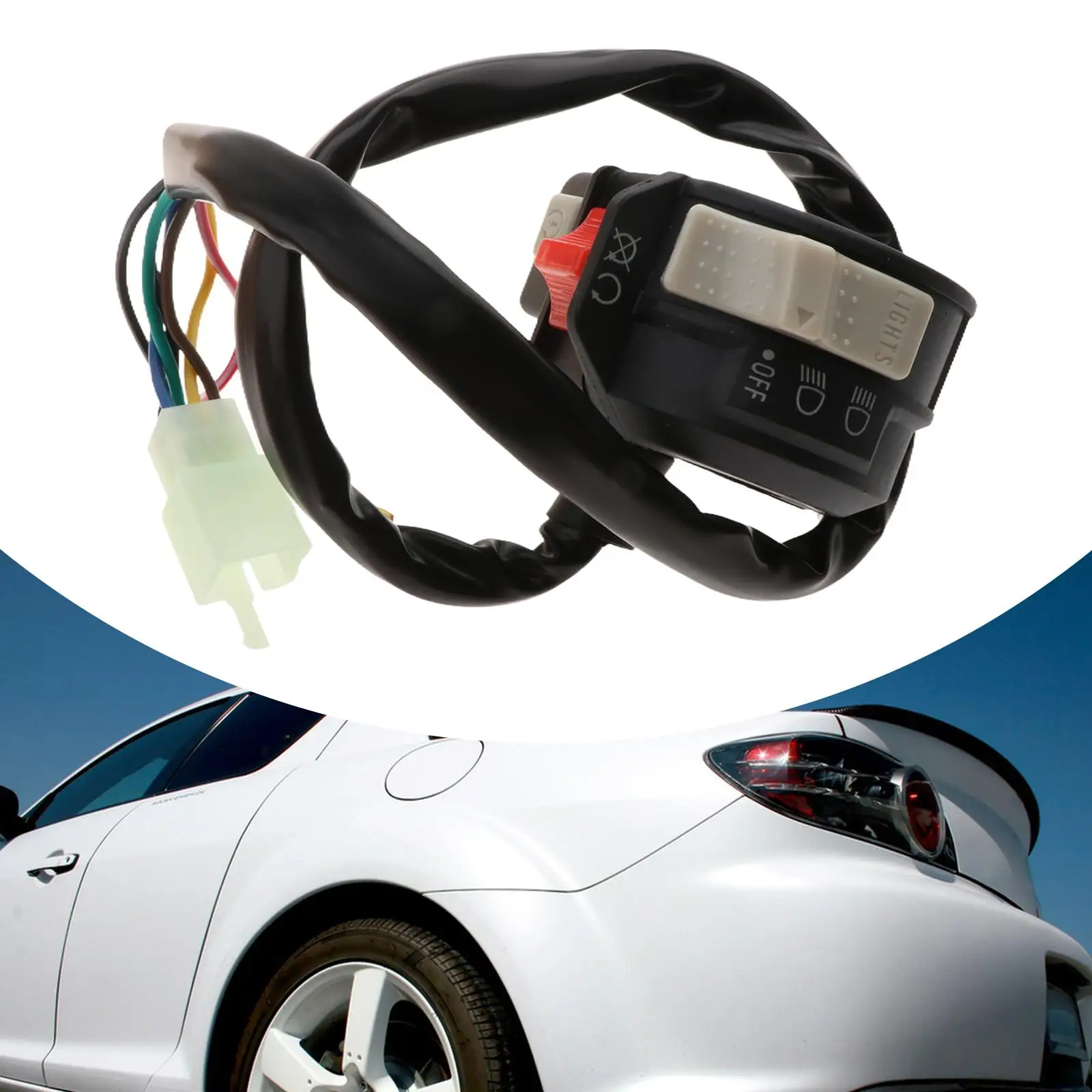 Multifunction Handlebar Switch Durable ABS Plastic Repair Accessory High Performance for Kodiak 400 YFM400F
