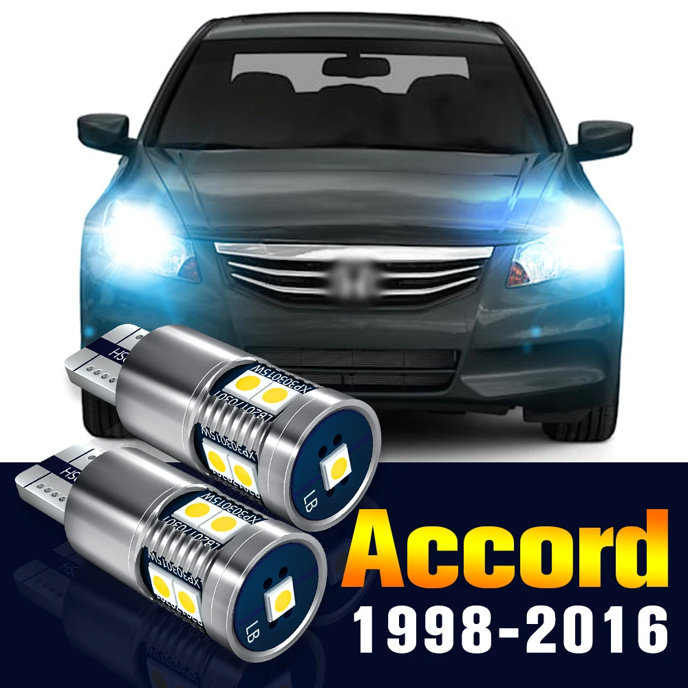 

2pcs LED Clearance Light Bulb Parking Lamp For Honda Accord 7 8 9 1998-2016 2008 2009 2010 2011 2012 2013 2014 2015 Accessories