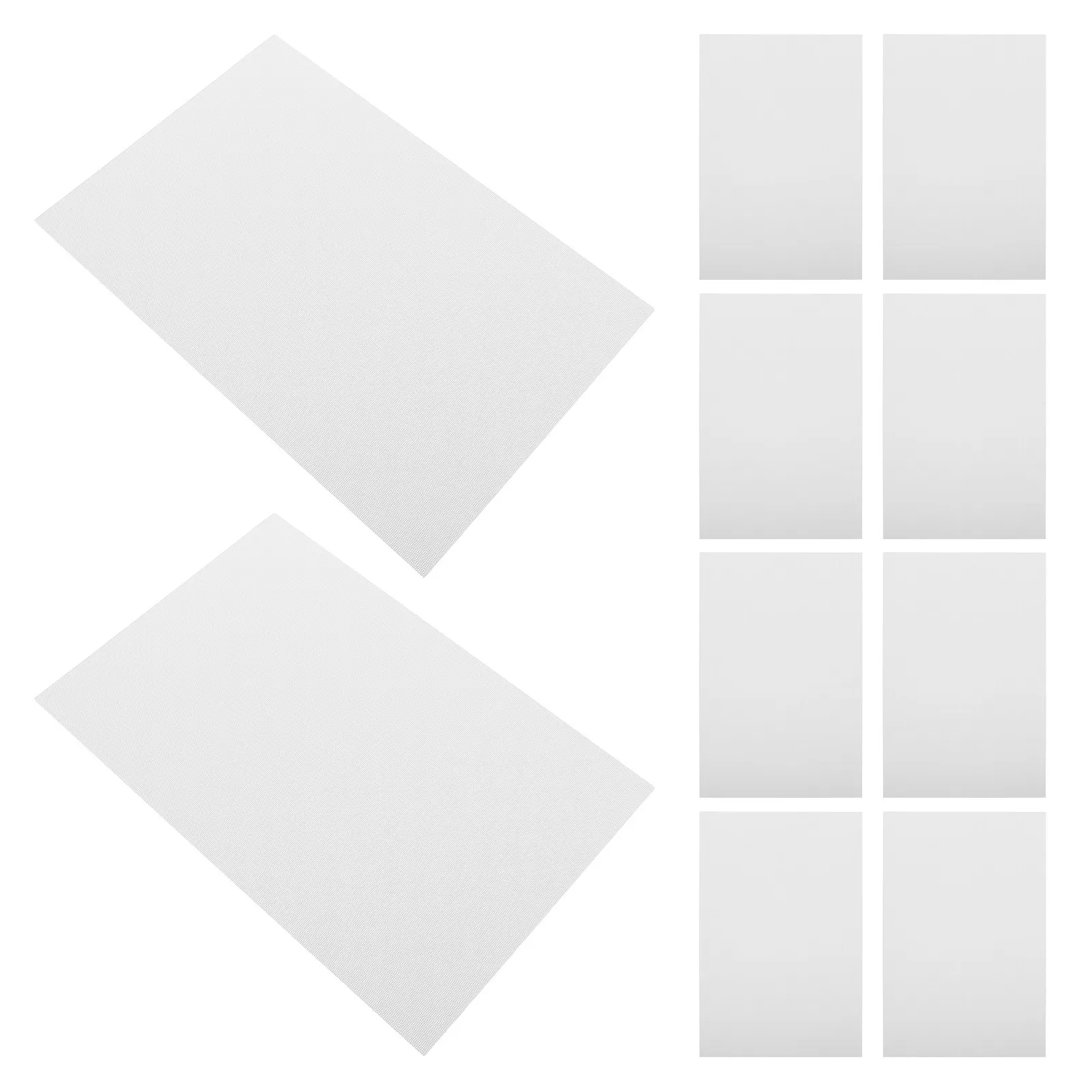 10Pcs PVC Eye Mesh Sheets 11.8x7.87 Micro Hole Plastic Mesh for Mask Making Cosplay Costume Supplies Fursuit Eyes Material