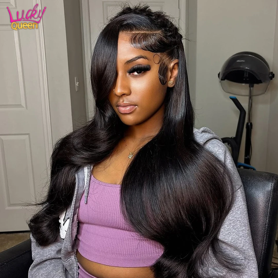 P1B White 27 Highlight Human Hair Wigs 100% Body Wave 13X6 Hd Lace Frontal Wig Lace Front Wig Brazilian Wigs Original Colored view 5