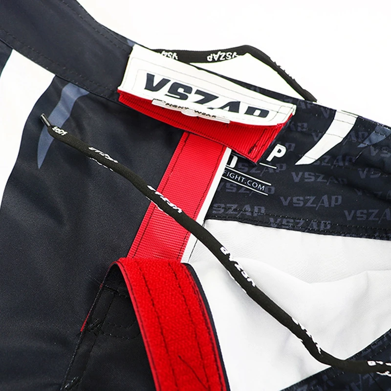 VSZAP MMA Kampfshorts für Herren Langlebige Trainingsshorts Grappling Boxen Kickboxen BJJ No Gi Sparring Workout Kampfshorts – Detail 30