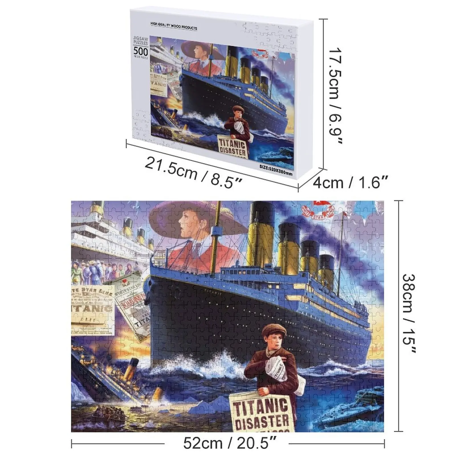 linea di stelle Jigsaw Puzzle Iq Puzzle personalizzato Puzzle regalo fotografico personalizzato