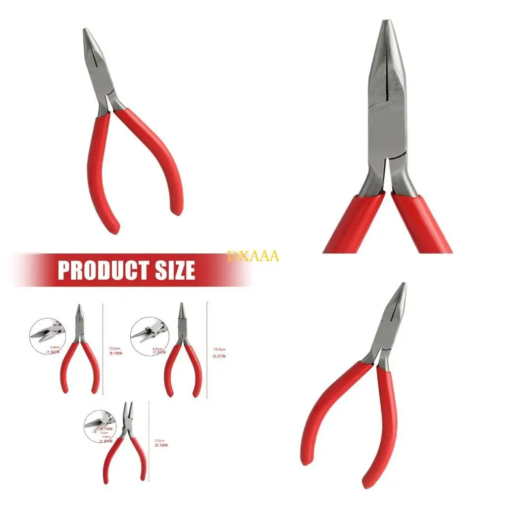 DXAA Smooth Tip Jewelry Pliers Manual Hand Tool for Beading Tasks